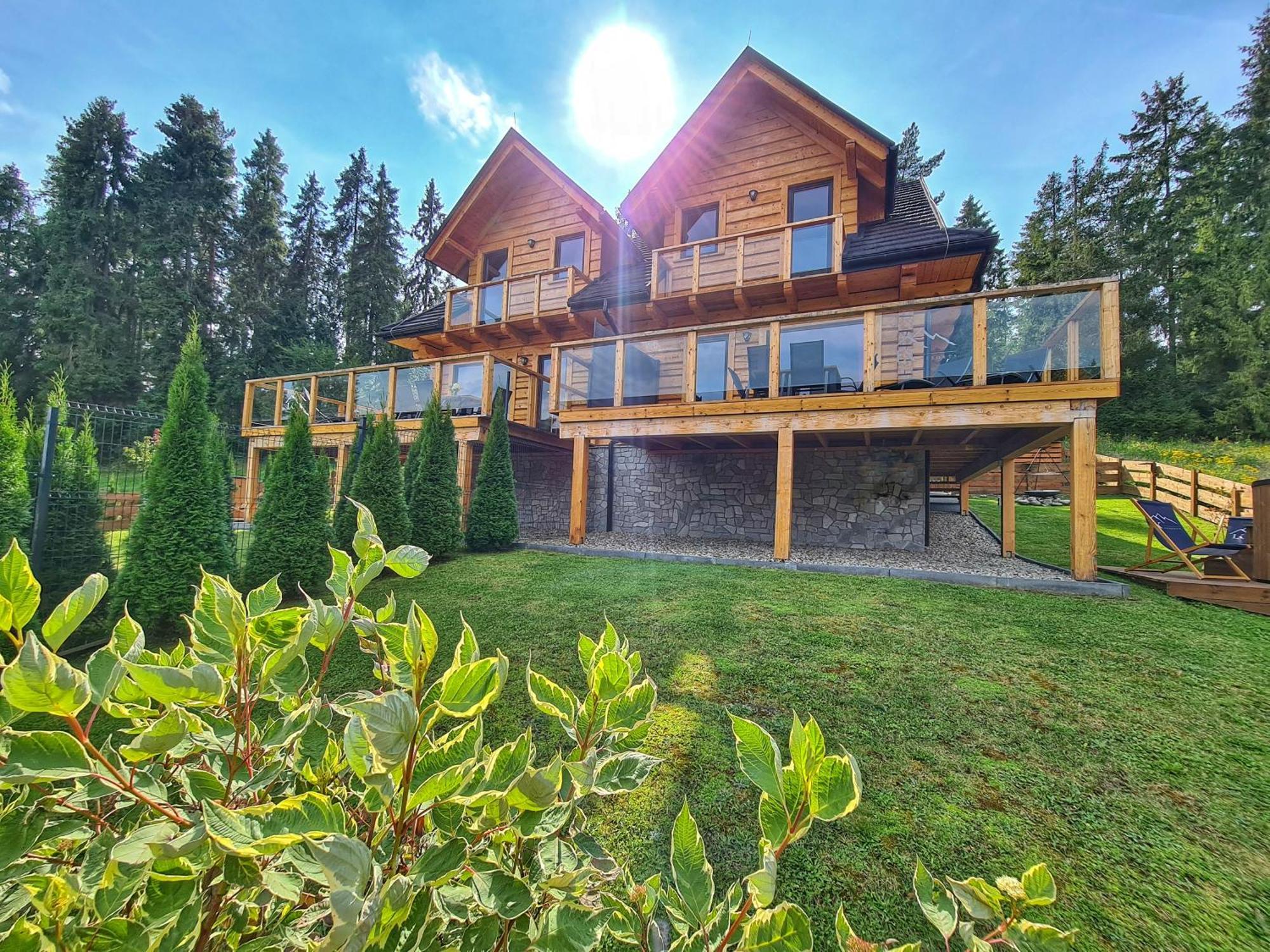 Lk Resort Lapsze Domy Z Prywatna Balia I Sauna Łapsze Niżne المظهر الخارجي الصورة