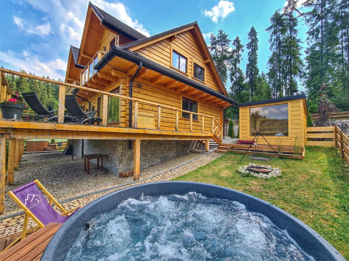 Lk Resort Lapsze Domy Z Prywatna Balia I Sauna Łapsze Niżne المظهر الخارجي الصورة