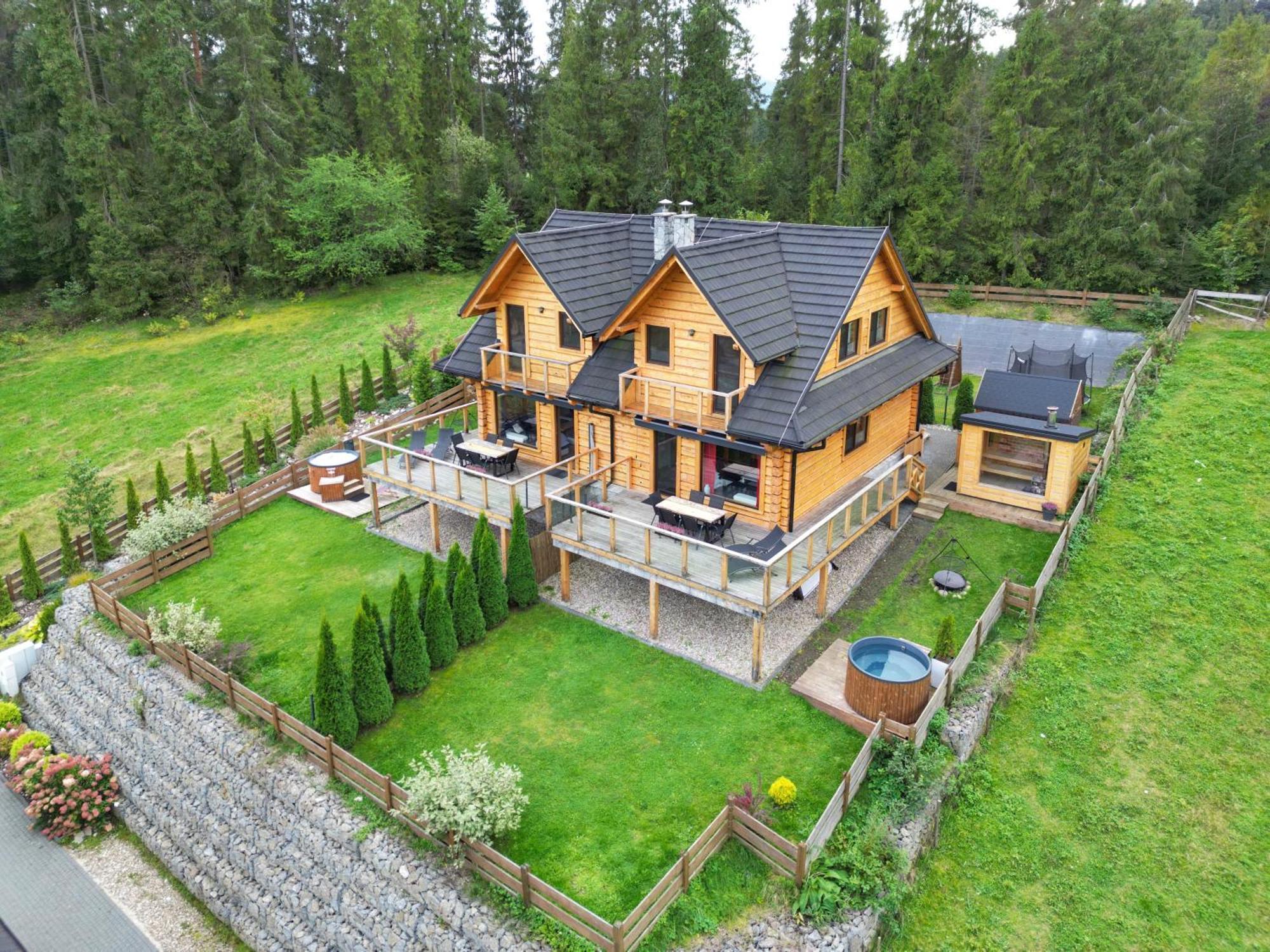 Lk Resort Lapsze Domy Z Prywatna Balia I Sauna Łapsze Niżne المظهر الخارجي الصورة